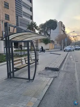 عکس ایستگاه اتوبوس شهید کلاهدوزان، محله نو، اصفهان 2