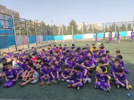 عکس مدرسه فوتبال شهید ابراهیم هادی خلیج فارس تهران 5
