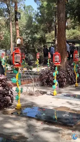 عکس گلزار شهدای گمنام بهشت زهرا تهران 5