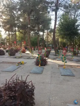 عکس گلزار شهدای گمنام بهشت زهرا تهران 7