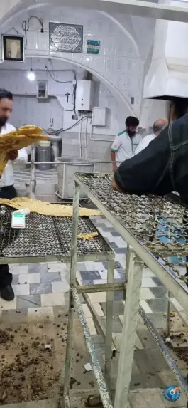 عکس نان سنگک آزاد عطاالله، سپاه ۱۴، قم نو، قم 2