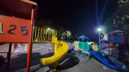 زمین بازی کودکان، پل فلزی، اصفهان