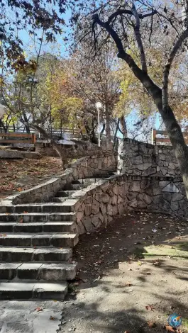 عکس آبشار پارک وکیل باد، محله کوهستان پارک، مشهد 10