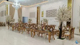 عکس باغ و تالار عمارت شاهان، کرمانشاه 1