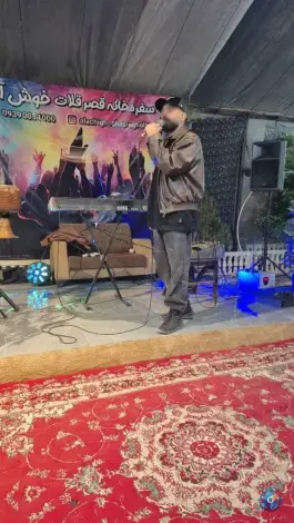 آلاچیق و سفره خانه سنتی قصر قلات، بخش سیدان، مرودشت