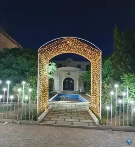 عکس باغ سالن و عمارت اسپی سلفچگان 1
