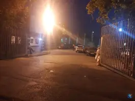 عکس درب غربی نیروگاه طرشت «درب ورزشگاه» در محله ستارخان تهران 2