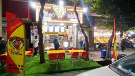 عکس مرغ سوخاری و پیتزا کیلویی سوخارچی، ائمه اطهار، تهران 2