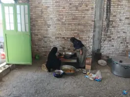 عکس آشپزخانه مسجدصاحب الزمان دهنه نودژ منوجان 6