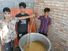 عکس آشپزخانه مسجدصاحب الزمان دهنه نودژ منوجان 7