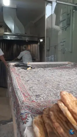 نانوایی بربری محله گل محمدی اصفهان