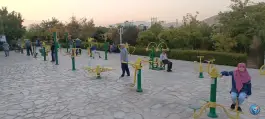 عکس زمین ورزش و زمین بازی پارک حاشیه ای، شهدای پودنک، شیراز 2