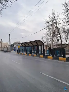 عکس ایستگاه اتوبوس نبوی منش، نصرآباد، اصفهان 2