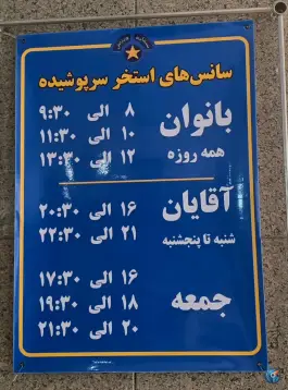 استخر شاهین، محله ی فدک، تهران