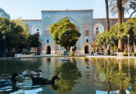 عکس مدرسه علمیه آقا بابا خان، محله گود عربان، شیراز 3