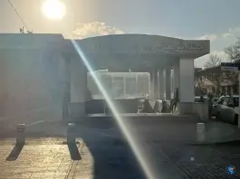 ورودی مترو ایستگاه شریعتی، محله کوهسنگی، مشهد