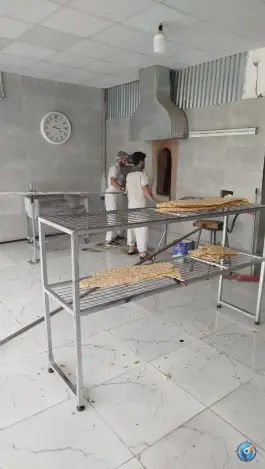 عکس نان سنگک متین، محله وحید، مشهد 2